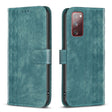 For Samsung Galaxy S20 FE Plaid Embossed Leather Phone Case(Green) - free shipping - PMC TechLife - Order now!