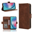 For Samsung Galaxy A25 5G Global Skin Feel Calf Texture Card Slots Leather Phone Case(Brown) - free shipping - PMC TechLife - Order now!