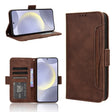 For Samsung Galaxy S24+ 5G Skin Feel Calf Texture Card Slots Leather Phone Case(Brown) - free shipping - PMC TechLife - Order now!