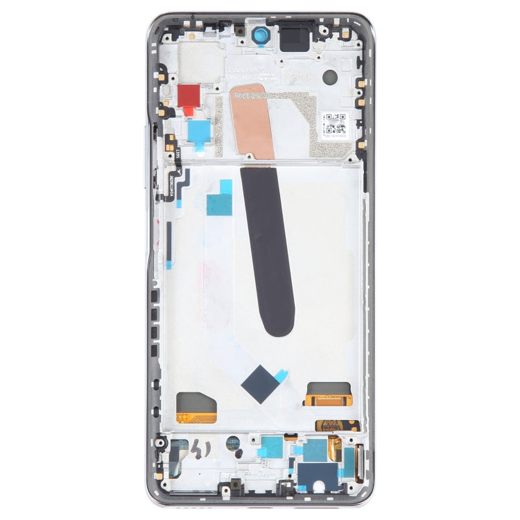 OLED LCD Screen For Xiaomi 11X Pro Digitizer Full Assembly with Frame(Silver)