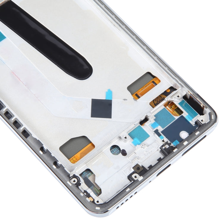 OLED LCD Screen For Xiaomi 11X Pro Digitizer Full Assembly with Frame(Silver)