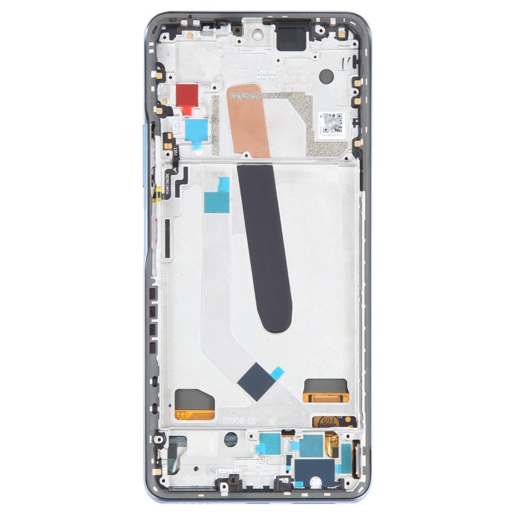OLED LCD Screen For Xiaomi Poco F3 Digitizer Full Assembly with Frame(Blue)