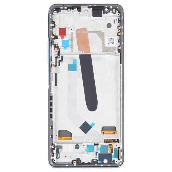 OLED LCD Screen For Xiaomi Poco F3 Digitizer Full Assembly with Frame(Blue)