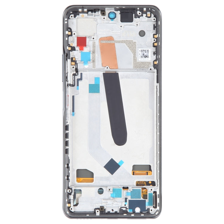 OLED LCD Screen For Xiaomi Poco F3 Digitizer Full Assembly with Frame(Black)