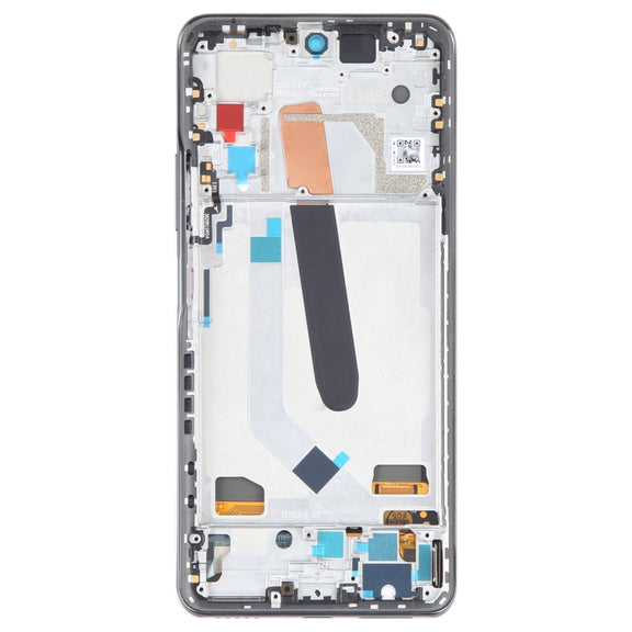 OLED LCD Screen For Xiaomi Poco F3 Digitizer Full Assembly with Frame(Black)