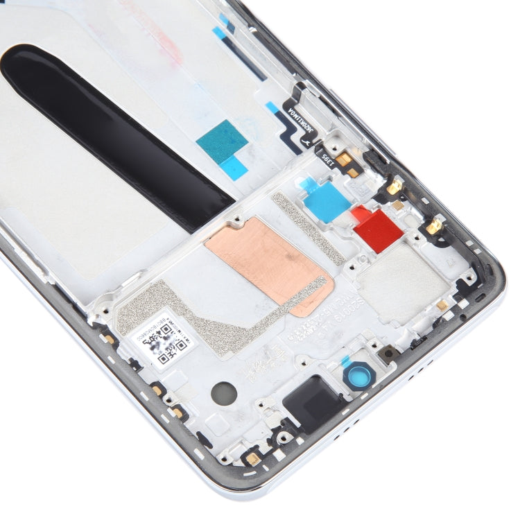 OLED LCD Screen For Xiaomi Redmi K40 Pro+ Digitizer Full Assembly with Frame(Silver)