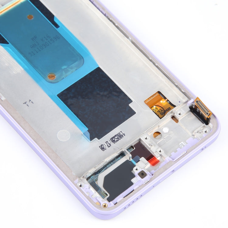 LCD Screen For Xiaomi 11i 5G Digitizer Full Assembly with Frame(Purple)