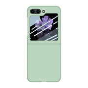 For Samsung Galaxy Z Flip5 Fuel Injection Integrated PC Skin Feel Phone Case(Mint Green)