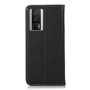 For Xiaomi Redmi K60 / K60 Pro / Poco F5 Pro KHAZNEH Nappa Top Layer Cowhide Leather Phone Case(Black)