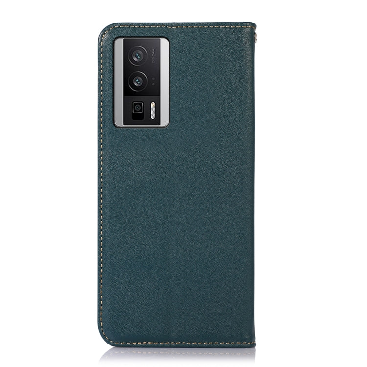 For Xiaomi Redmi K60 / K60 Pro / Poco F5 Pro KHAZNEH Nappa Top Layer Cowhide Leather Phone Case(Green)