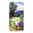 For iPhone 14 Pro Precise Hole Oil Painting Pattern PC Phone Case(Painting) - iPhone 14 Pro Cases by PMC TechLife | Online Shopping South Africa | PMC TechLife
