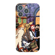For iPhone 14 Pro Precise Hole Oil Painting Pattern PC Phone Case(Puppy) - free shipping - PMC TechLife - Order now!