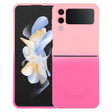 For Samsung Galaxy Z Flip4 Liquid TPU Silicone Gradient MagSafe Phone Case(Pink Red) - Galaxy Z Flip4 5G Cases by PMC TechLife | Online Shopping South Africa | PMC TechLife