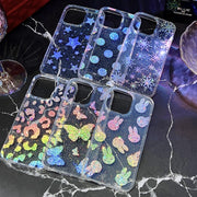 For iPhone 11 Pro Max Little Star Series Glitter Powder TPU Phone Case(Polka Dots)