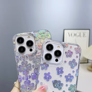 For iPhone 11 Pro Max Little Star Series Glitter Powder TPU Phone Case(Polka Dots)