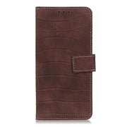 For Xiaomi Poco F5 Pro/Redmi K60/K60 Pro Magnetic Crocodile Texture Leather Phone Case(Brown)
