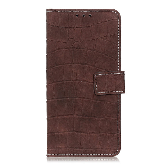 For Xiaomi Poco F5 Pro/Redmi K60/K60 Pro Magnetic Crocodile Texture Leather Phone Case(Brown)