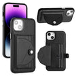 For iPhone 14 Plus Shockproof Leather Phone Case with Card Holder(Black) - free shipping - PMC TechLife - Order now!