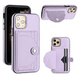 For iPhone 11 Pro Shockproof Leather Phone Case with Card Holder(Purple) - free shipping - PMC TechLife - Order now!