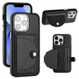 For iPhone 15 Pro Shockproof Leather Phone Case with Card Holder(Black) - free shipping - PMC TechLife - Order now!
