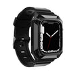 Armor Case Integrated TPU Watch Band For Apple Watch 2 38mm(Black) - Watch Bands by PMC TechLife | Online Shopping South Africa | PMC TechLife