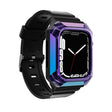 Armor Case Integrated TPU Watch Band For Apple Watch 42mm(Purple) - Watch Bands by PMC TechLife | Online Shopping South Africa | PMC TechLife
