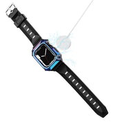 Armor Case Integrated TPU Watch Band For Apple Watch 38mm(Gold)