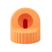 For Apple Watch Wave Pattern Silicone Watch Charging Stand(Orange)
