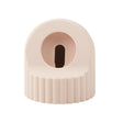 For Apple Watch Wave Pattern Silicone Watch Charging Stand(Silty Sand) - Charger / Holder by PMC TechLife | Online Shopping South Africa | PMC TechLife