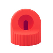 For Apple Watch Wave Pattern Silicone Watch Charging Stand(Red)