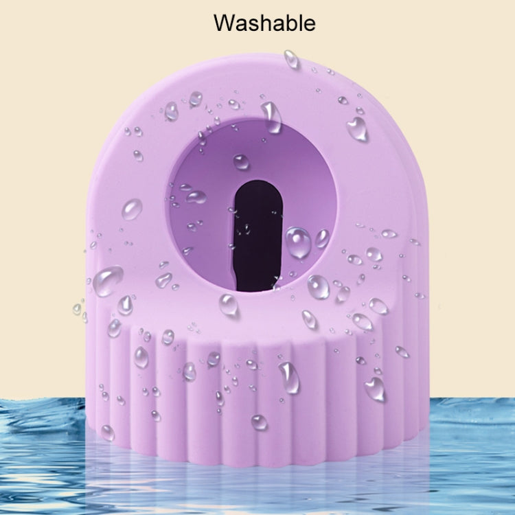 For Apple Watch Wave Pattern Silicone Watch Charging Stand(Red)