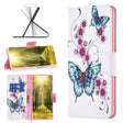 For Xiaomi Poco F5 5G / Redmi Note 12 Turbo Colored Drawing Pattern Leather Phone Case(Flowers Butterfly) - free shipping - PMC TechLife - Order now!