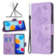 For Xiaomi Redmi Note 12S 4G / Note 11 Two Butterflies Embossing Leather Phone Case(Purple) - free shipping - PMC TechLife - Order now!