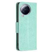 For Xiaomi Civi 3 5G Two Butterflies Embossing Leather Phone Case(Green)
