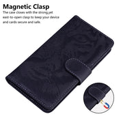 For Tecno Spark 10 / Spark 10C Tiger Embossing Pattern Flip Leather Phone Case(Black)