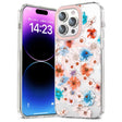 For iPhone 13 Pro Max MagSafe Magnetic TPU Phone Case(White Blue Flower) - free shipping - PMC TechLife - Order now!