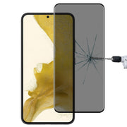 For Samsung Galaxy S22 5G 3D Curved Edge Privacy Tempered Glass Film, without Fingerprint Unlocking