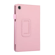 For Lenovo Tab M8 4th Gen Litchi Texture Leather Tablet Case(Pink)