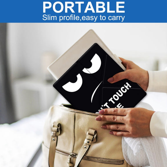 For Kobo Elipsa 2E Painted Deformation TPU Leather Smart Tablet Case(Big Eye ME)