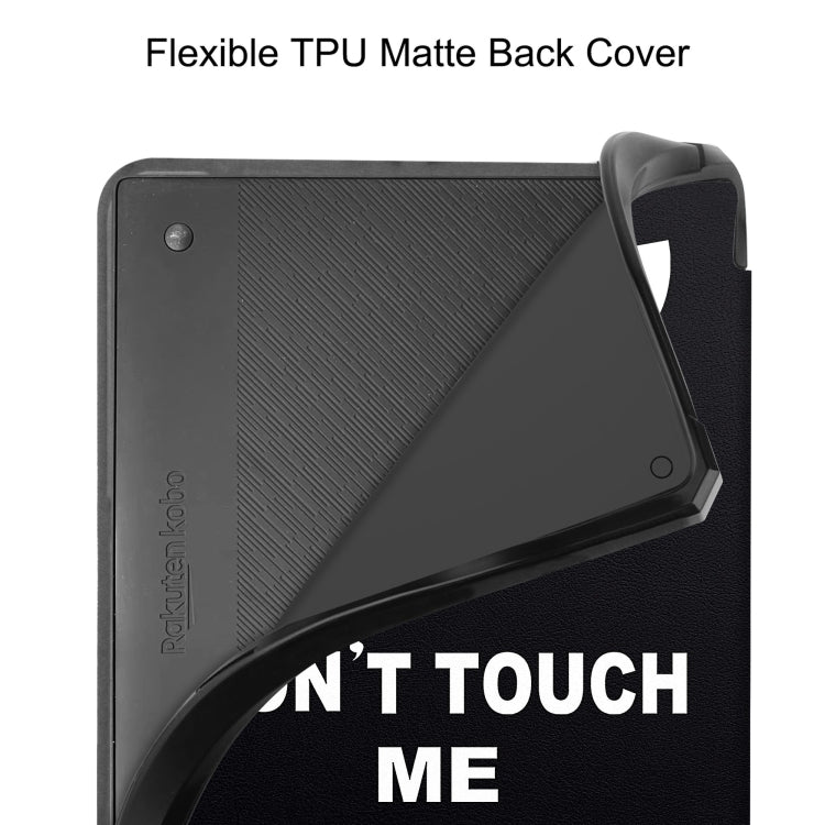 For Kobo Elipsa 2E Painted Deformation TPU Leather Smart Tablet Case(Big Eye ME)
