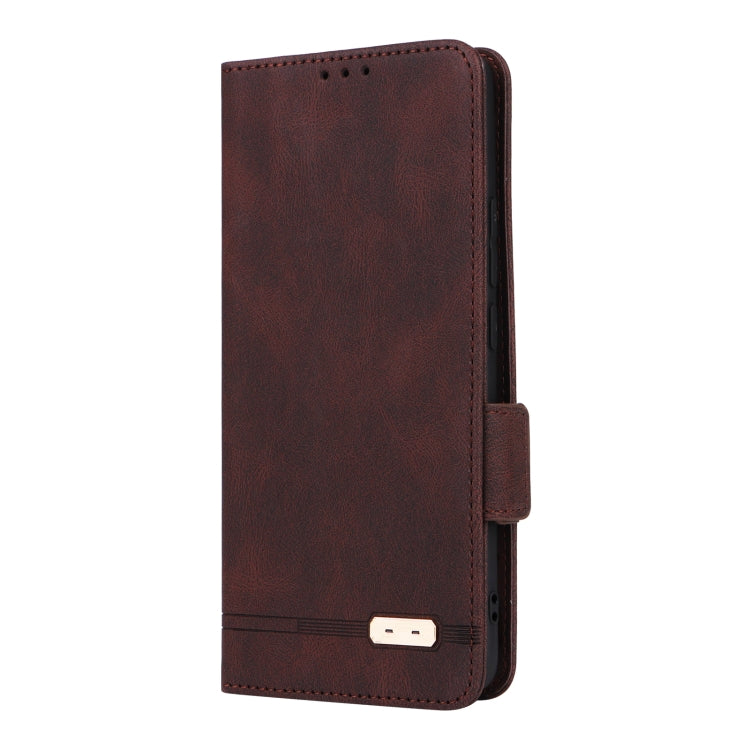 For Xiaomi Poco F5 Pro / Redmi K60 Magnetic Clasp Leather Phone Case(Brown)