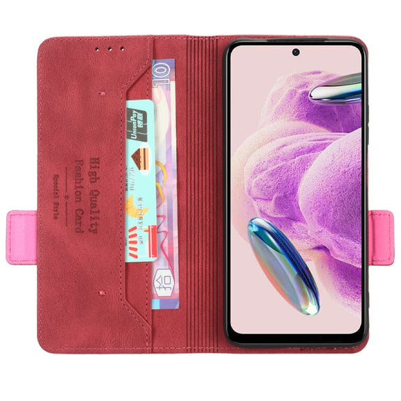 For Xiaomi Redmi Note 12S 4G Magnetic Clasp Leather Phone Case(Red)