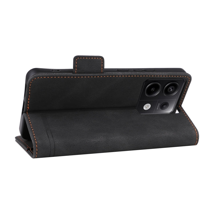 For Xiaomi Redmi Note 13 Pro 5G Magnetic Clasp Leather Phone Case(Black)