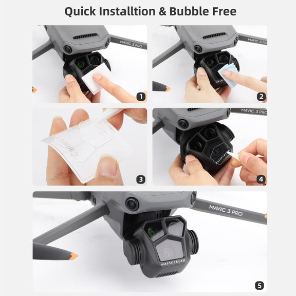 For DJI Mavic 3 Pro Sunnylife M3P-BHM578 2 Sets HD Explosion-proof Tempered Glass Film