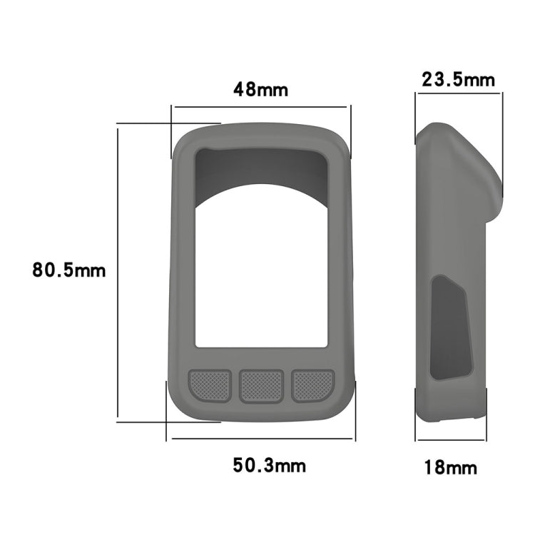 For Wahoo Elemnt Bolt V2 WFCC5 Stopwatch Silicone Protective Case(Green)