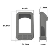 For Wahoo Elemnt Bolt V2 WFCC5 Stopwatch Silicone Protective Case(Black)