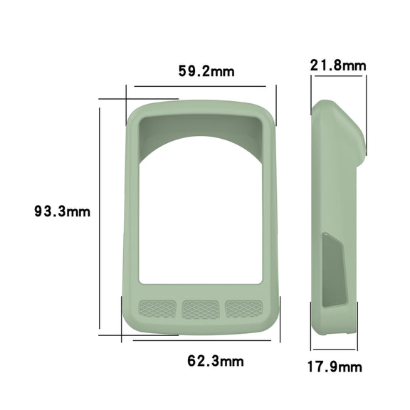 For Wahoo Elemnt Roam WFCC4 Stopwatch Silicone Protective Case(Orange)