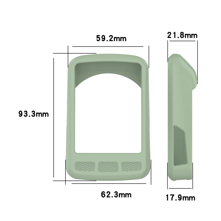 For Wahoo Elemnt Roam WFCC4 Stopwatch Silicone Protective Case(Black)