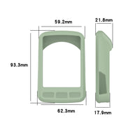 For Wahoo Elemnt Roam WFCC4 Stopwatch Silicone Protective Case(Black)