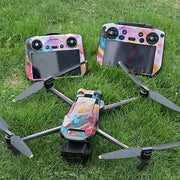 For DJI Mavic 3 Pro / RC Pro Sunnylife Drone Body Remote Control Decorative Stickers Set(Lava Black)